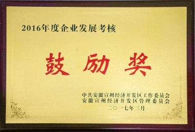 企業(yè)發(fā)展考核鼓勵獎